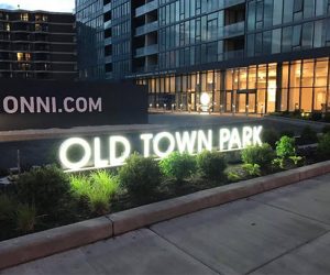 Menlo Park Outdoor Signs illuminated channel letters client 300x250
